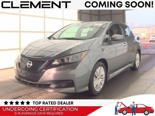 Gun Metallic 2023 Nissan Leaf S