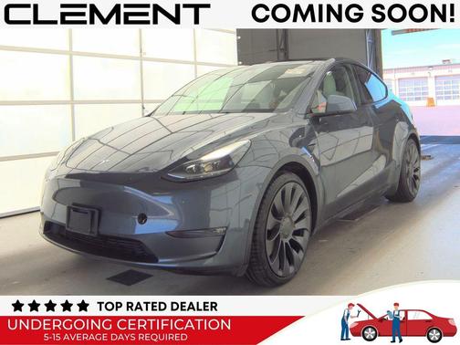Midnight Silver Metallic 2021 Tesla Model Y Performance