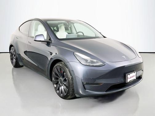 Midnight Silver Metallic 2021 Tesla Model Y Performance