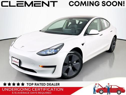 Pearl White Multi 2023 Tesla Model 3 Base
