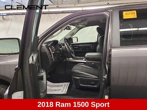 Granite Crystal Clearcoat Metallic 2018 RAM 1500 Sport