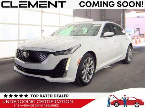 Summit White 2024 Cadillac CT5 Premium Luxury AWD