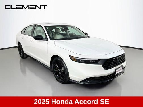 Platinum White Pearl 2025 Honda Accord SE