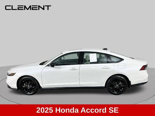 Platinum White Pearl 2025 Honda Accord SE