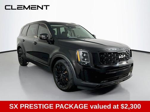 Black 2022 Kia Telluride SX