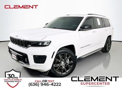 Bright White Clearcoat 2023 Jeep Grand Cherokee L Overland