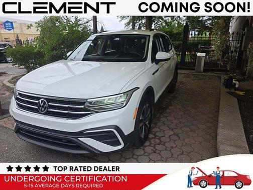 Pure White 2022 Volkswagen Tiguan 2.0T S