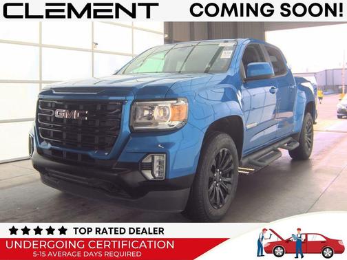 Dynamic Blue Metallic 2022 GMC Canyon Elevation