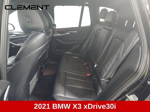 Black Sapphire Metallic 2021 BMW X3 xDrive30i