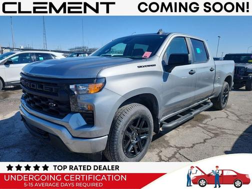 Sterling Gray Metallic 2024 Chevrolet Silverado 1500 Custom