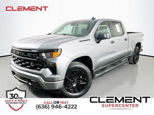 Sterling Gray Metallic 2024 Chevrolet Silverado 1500 Custom