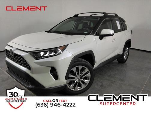Super White 2021 Toyota RAV4 XLE Premium