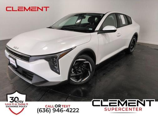 Snow White Pearl 2025 Kia K4 EX Sedan