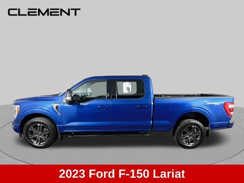 Atlas Blue Metallic 2023 Ford F-150 Lariat