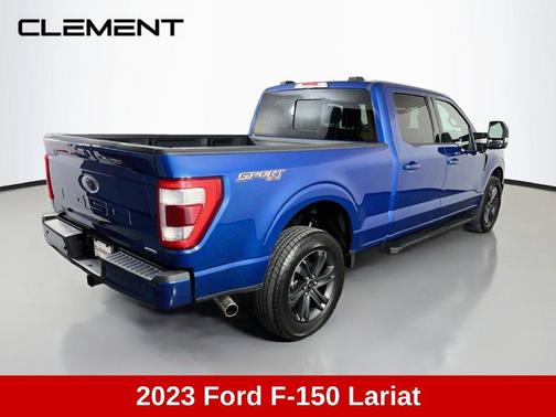 Atlas Blue Metallic 2023 Ford F-150 Lariat