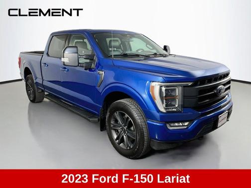 Atlas Blue Metallic 2023 Ford F-150 Lariat