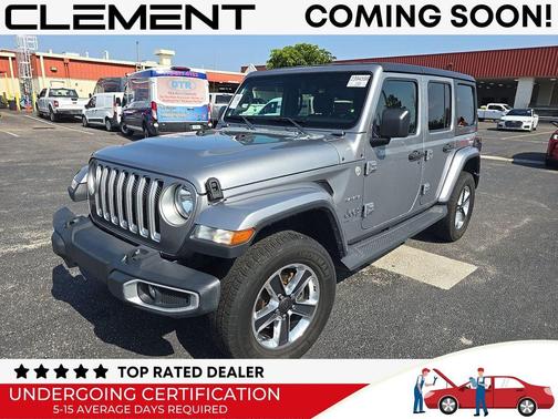 Billet Silver Metallic Clearcoat 2020 Jeep Wrangler Unlimited Sahara