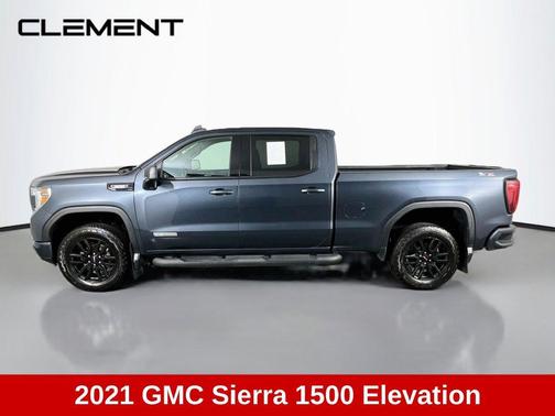 Pacific Blue Metallic 2021 GMC Sierra 1500 Elevation