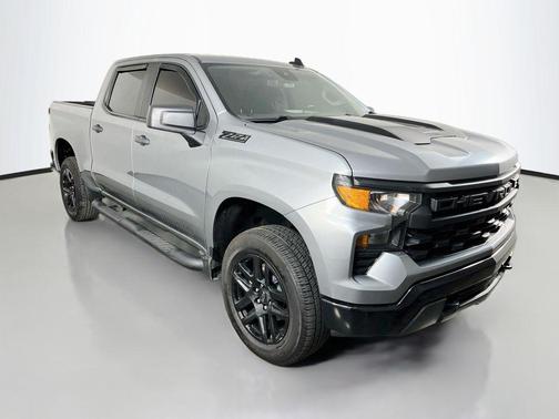 Sterling Gray Metallic 2024 Chevrolet Silverado 1500 Custom Trail Boss