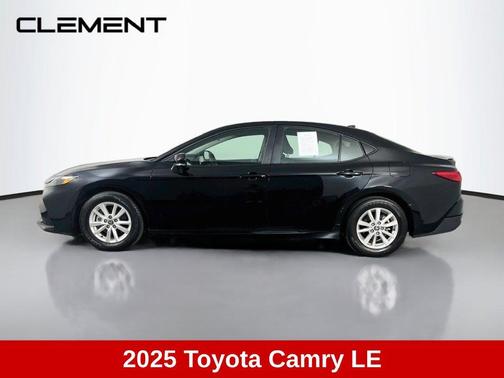 Midnight Black Metallic 2025 Toyota Camry LE