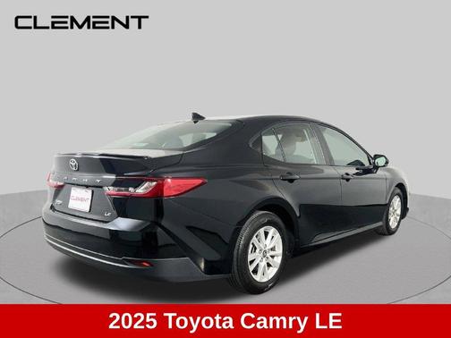 Midnight Black Metallic 2025 Toyota Camry LE