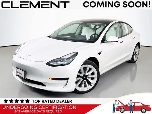 Pearl White Multi 2023 Tesla Model 3 Base
