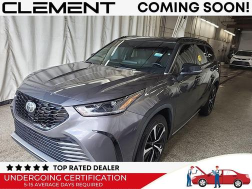 Magnetic Gray Metallic 2021 Toyota Highlander XSE