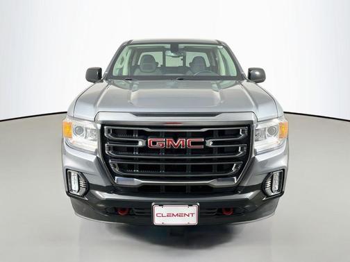 Satin Steel Metallic 2022 GMC Canyon AT4 w/Cloth