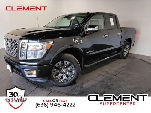 Magnetic Black 2017 Nissan Titan Platinum Reserve Truck