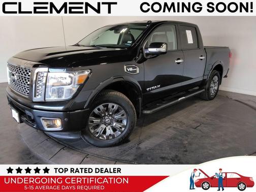 Magnetic Black 2017 Nissan Titan Platinum Reserve Truck