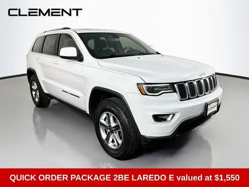 Bright White Clearcoat 2021 Jeep Grand Cherokee Laredo E