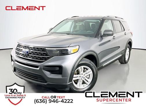 Gray Metallic 2022 Ford Explorer XLT