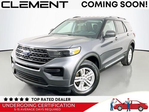 Gray Metallic 2022 Ford Explorer XLT