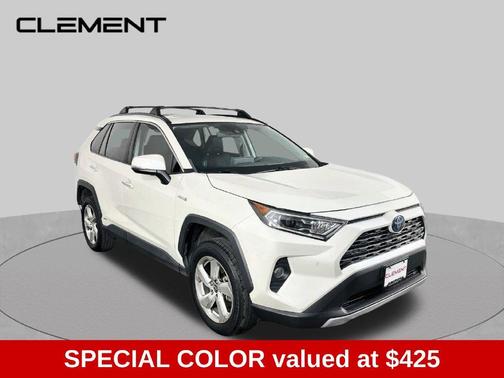 Blizzard Pearl 2021 Toyota RAV4 Hybrid Limited