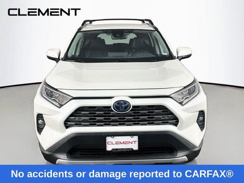 Blizzard Pearl 2021 Toyota RAV4 Hybrid Limited