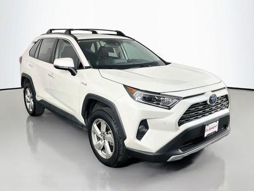 Blizzard Pearl 2021 Toyota RAV4 Hybrid Limited