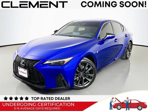 Ultrasonic Blue Mica 2024 Lexus IS 350 F Sport