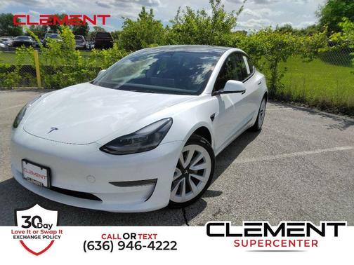 Pearl White Multi 2022 Tesla Model 3 Base