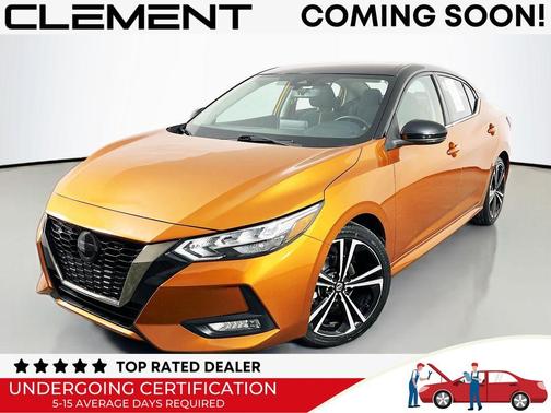 Orange 2023 Nissan Sentra SR