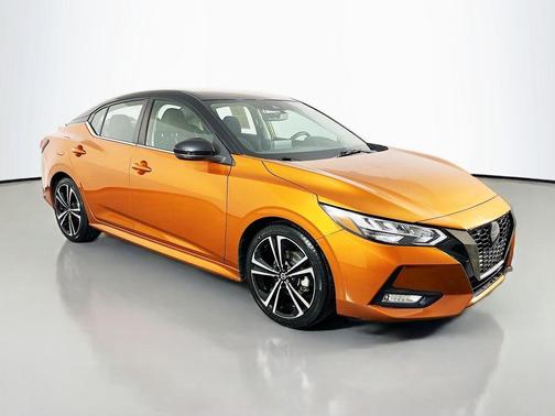 Orange 2023 Nissan Sentra SR