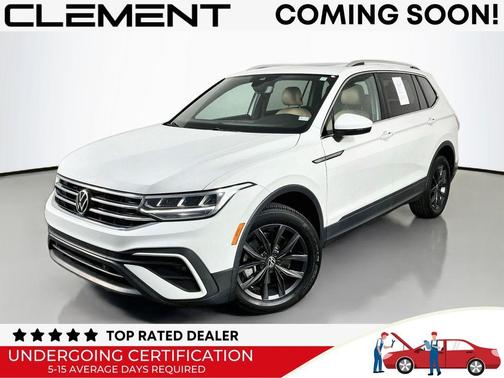 Pure White 2022 Volkswagen Tiguan 2.0T SE