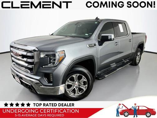 Satin Steel Metallic 2021 GMC Sierra 1500 SLE