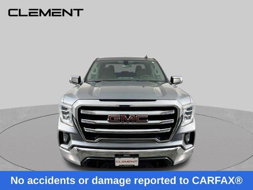 Satin Steel Metallic 2021 GMC Sierra 1500 SLE