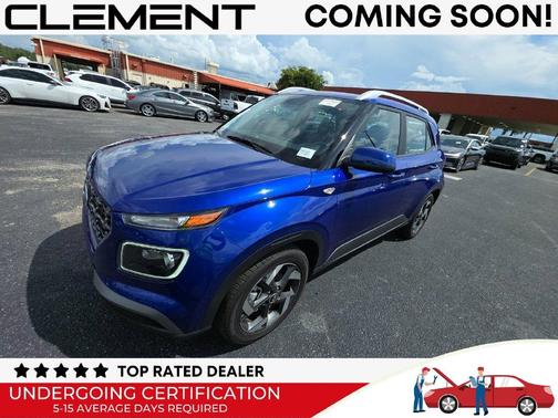 Intense Blue 2025 Hyundai VENUE Limited