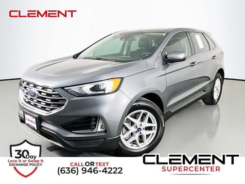 Gray Metallic 2021 Ford Edge SEL
