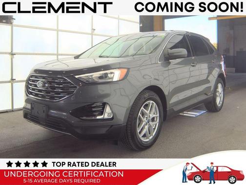 Gray Metallic 2021 Ford Edge SEL