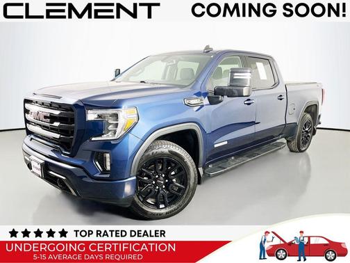 Pacific Blue Metallic 2021 GMC Sierra 1500 Elevation