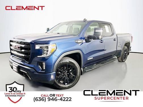 Pacific Blue Metallic 2021 GMC Sierra 1500 Elevation