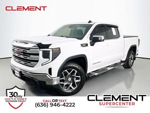 Summit White 2024 GMC Sierra 1500 SLE
