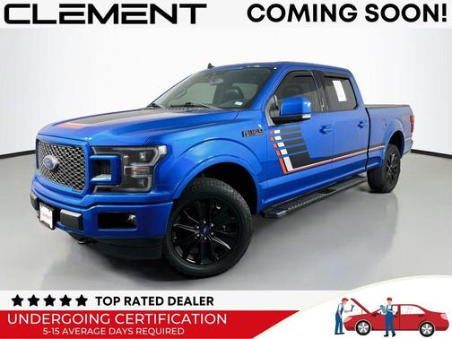Velocity Blue Metallic 2019 Ford F-150 Lariat